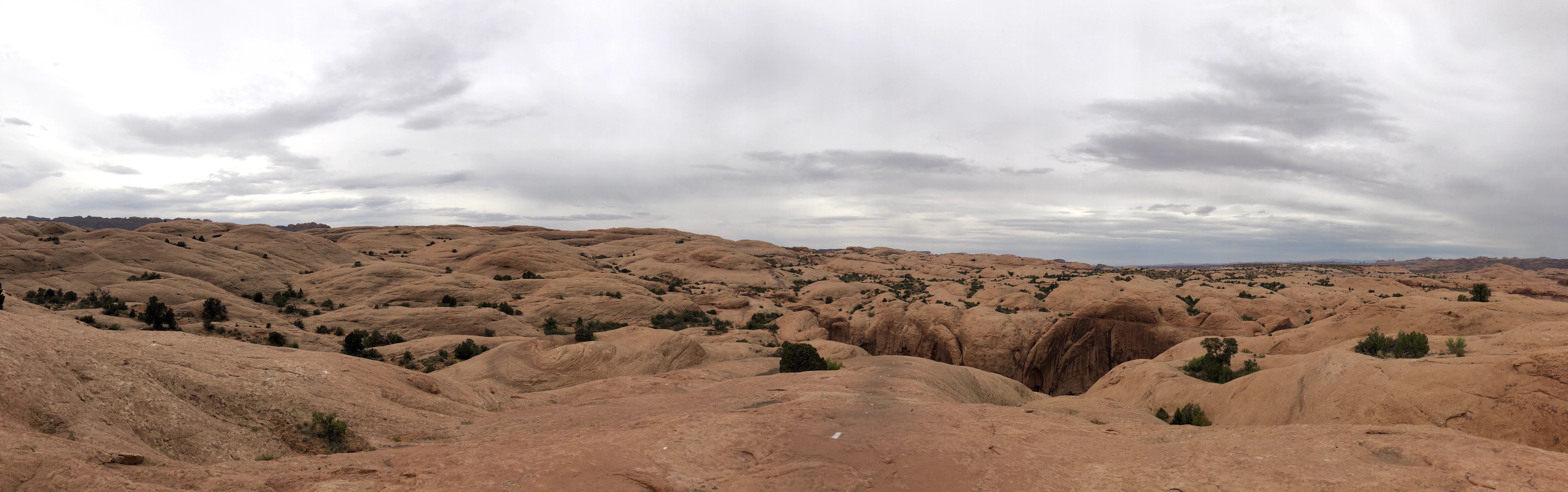 Mountain biking Slick Rock Trail in Moab, Utah